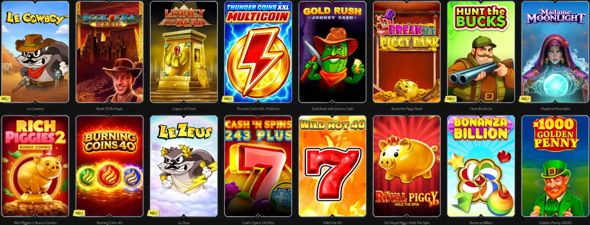 WinBeatz Casino Spiele